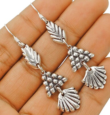 #ad Handmade Silver Designer 925 Sterling Handmade Silver Earrings Jewelry ED26 2 $28.99