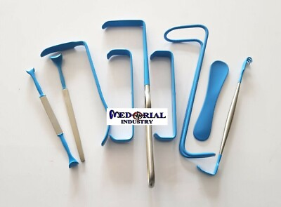 #ad Surgical insulated Retractor set of 9 pcssurgical instruments $210.00