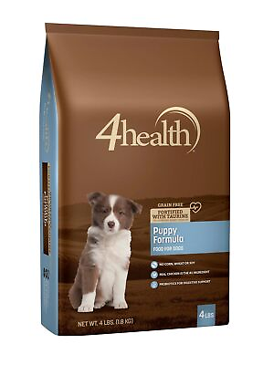 #ad 4health Grain Free Puppy Formula Chicken Flavor Dry Dog Food 4 lb Bag $24.72