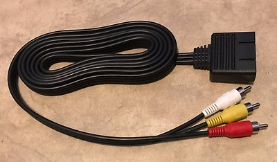 #ad A V Composite video Cable for Atari Jaguar system 6#x27; length NEW $26.95