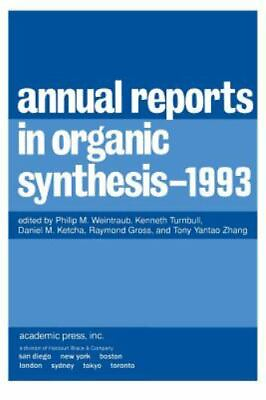 #ad Annual Reports in Organic Synthesis 1993: 1993 $130.45