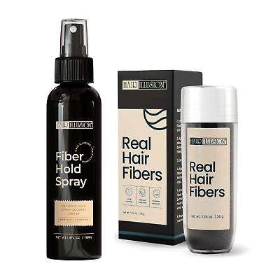 #ad Hair Fibers amp; Holding Spray For Bald Spot Concealer Hairline Beard Hair Loss $49.95