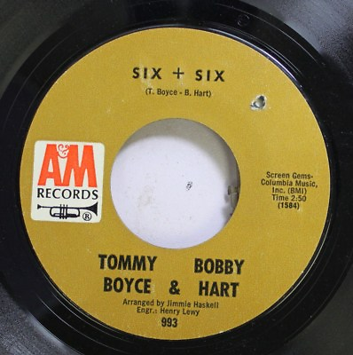 #ad Rock Nm 45 Tommy Boyce amp; Bobby Hart Six Six We#x27;Re All Going To The Same P $5.00