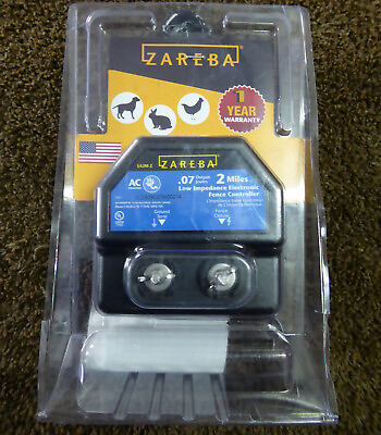 #ad ZAREBA 2 Miles Low Impedance Electric Fence Controller Model EA2M Z $40.03
