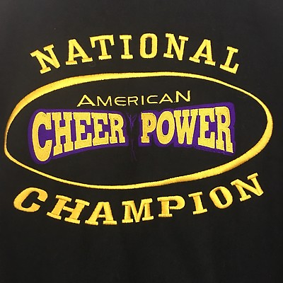 #ad American Cheer Power Championship National Champion Letterman Jacket Size S $25.49