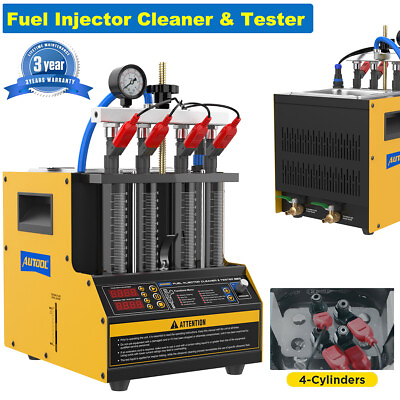 #ad CT160 Gasoline Car Motorcycle Ultrasonic Fuel Injector Cleaner amp; Tester Machine $237.99
