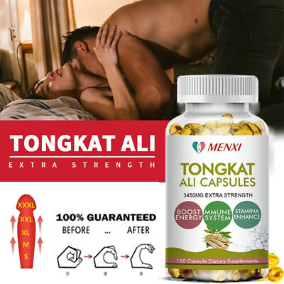 #ad Tongkat 3450mg Men#x27;s Testosterone Booster Muscle Health Energy Endurance 120pc $13.99