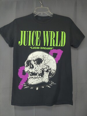 #ad Juice Wrld Shirt Mens Small Black Short Sleeve Lucid Dreams 999 World $18.00