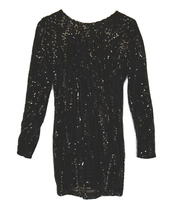 #ad New Womens Full Sequins Bodycon Dress US XS S $19.90