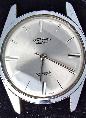 #ad Rotary Swiss Made Men#x27;s Mechanical Watch Vintage Spares Repairs GBP 32.00