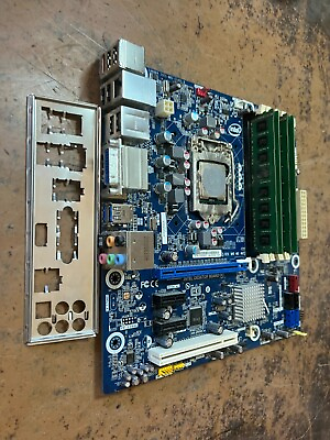 #ad Intel DH67BL LGA 1155 Micro ATX i5 CPU 8GB DDR3 Motherboard w I O Plate $40.00