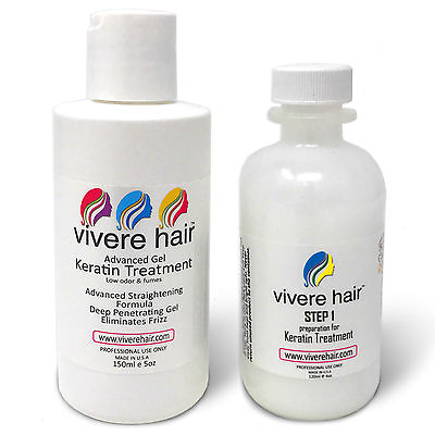 #ad Vivere Keratin Blowout Gel Treatmeent 5oz for all types of hair African to white $29.00