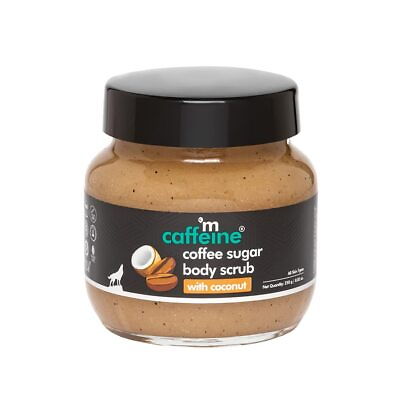 #ad mCaffeine Coffee Sugar Body Scrub with Coconut for Gentle Exfoliation 250g $40.00