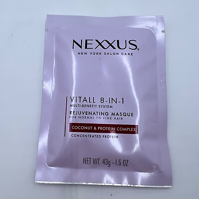 #ad Nexxus Vitall 8 in 1 Masque Rejuvenating Masque for Normal Fine Hair 1.5 oz $17.18