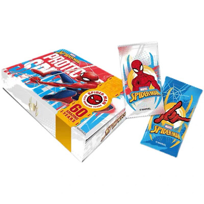 #ad 2023 Zenka Marvel Disney 100 Spiderman 60th Trading Card Sealed 1 Box 11 Pack $32.99