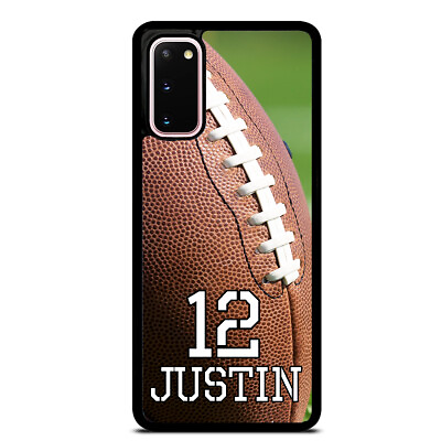 #ad Personalized Football Case Custom Name Cover For Samsung Galaxy S23 Ultra S22 $20.98