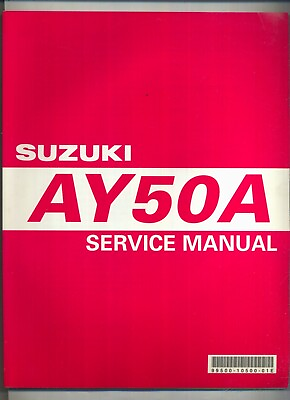 #ad Suzuki AY50A Katana R50 Manual 05 09 Factory Issue Shop Repair Book AY 50 EZ12 GBP 24.99