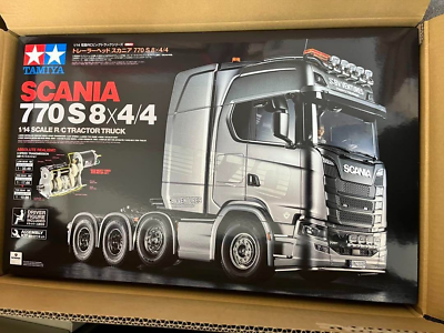 #ad Tamiya 56371 1 14 RC Scania 770 S 8x4 Tractor Truck Kit $782.10