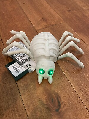 #ad HYDE amp; EEK SOUND ACTIVATED ANIMATED LED SPIDER SKELETON HALLOWEEN $18.95