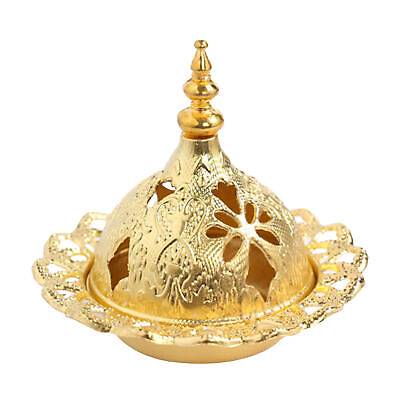 #ad EID Burner Incense Bakhoor Charcoal Incense Burner Metal Arab Censer Desk Decor $7.94