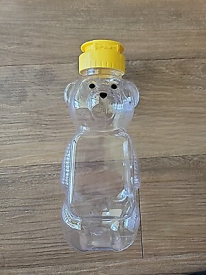 #ad 21 Pack 12 ounce Empty Plastic Honey Bear Jar Bottles with Flip Top Lid Cap $35.00