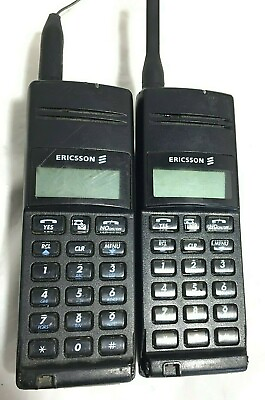 #ad X2 ERICSSON DF 388 RARE VINTAGE FLIP CELL PHONE CELLULAR TELEPHONE $75.99