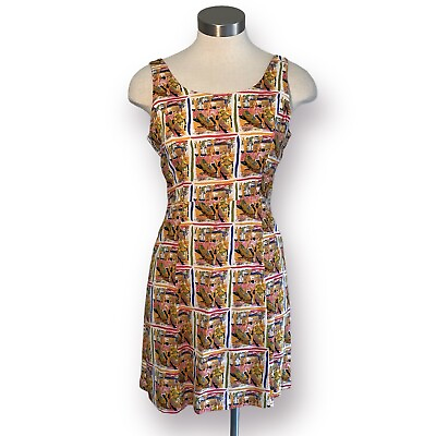 #ad Kahala 90s Hawaiian Beach Dress Print Sleeveless Tank Sz. M $27.00