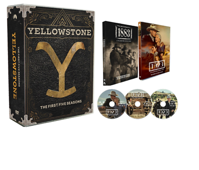 #ad Yellowstone The Complete Series 1234amp;5 Part 1 amp; 1883 1923 DVD Region 1 *NEW* $46.45