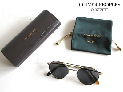 #ad New Rare OLIVER PEOPLES Oliver Peoples Watts SUN P 3 Double Bridge Glass 49 2 $290.09