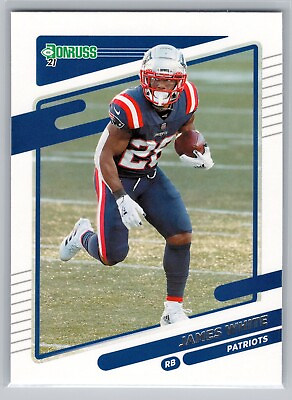 #ad 2021 James White Panini Donruss Football #50 New England Patriots NFL Card $1.99