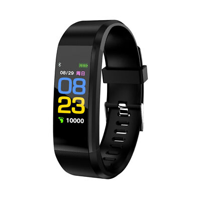 #ad Bracelet Heart Rate Blood Band Fitness Tracker Smartband Bluetooth Wristband $6.59