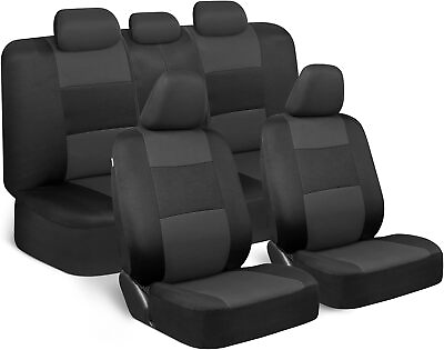 #ad For Toyota Auto Car Seat Cover Full Set 5 Seats Front Rear Protectors Polyester $24.99