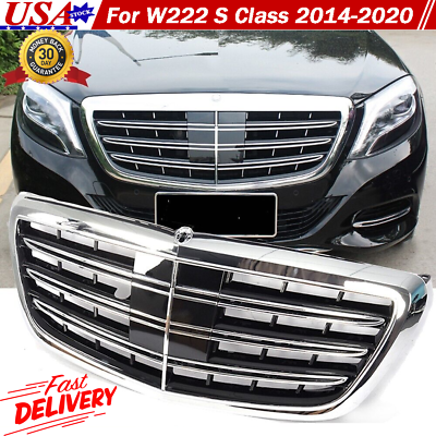 #ad MayBach Grille W ACC Grill For Mercedes Benz S Class S560 S450 S600 W222 2014 20 $171.86