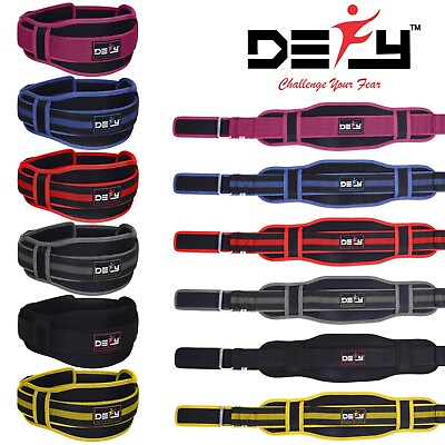 #ad Weight Lifting Belt Training Gym Fitness Bodybuilding Back Support Workout New $9.99