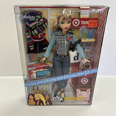 #ad My Scene DELANCEY Doll Shopping Spree TARGET Exclusive Mattel New in Box $138.98