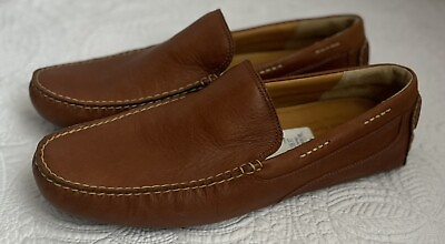 #ad Sperry Mens Brown Leather Loafers Driving Moccasin Sz 15 Casual Formal Golf $54.99