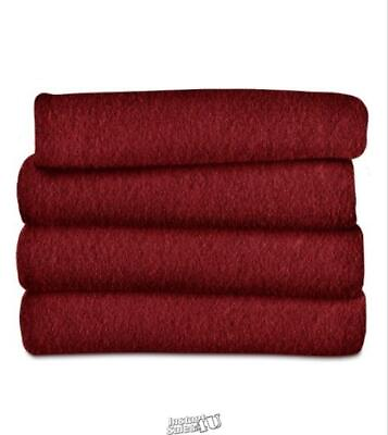 #ad Sunbeam Electric Heated Fleece Warming Throw Blanket Garnet Red $39.99