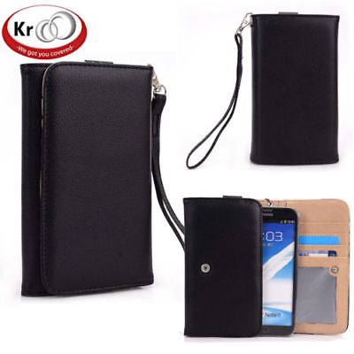 #ad Kroo Clutch Wristlet Wallet for Smartphone up to 5.7 Inch $9.99