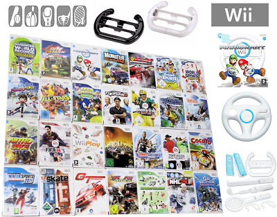 #ad Nintendo Wii Rennspiele Sport Spiele Auswahl Racing Lenkrad Mario Kart uvm. EUR 8.95