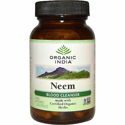 #ad Organic India Neem 60 Capsules Vegetarian product 100 % Pure Herbal Ayurvedic $15.00