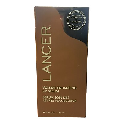 #ad LANCER Volume Enhancing Lip Serum 0.5 oz 15 ml New in Box $21.99