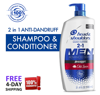 #ad Head amp; Shoulders Anti Dandruff 2in1 Mens Shampoo and Conditioner Old Spice Pure $17.55