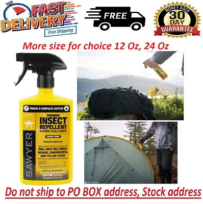 #ad Sawyer Products Premium Permethrin Insect Repellent for Clothing Gear amp; Tents $17.97