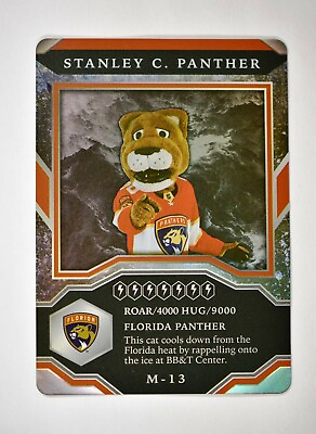 2021 22 MVP Mascot Gaming Cards #M 13 Stanley C. Panther Florida Panthers $2.49