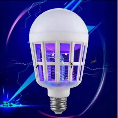 #ad 15W E26 27 Light Zapper LED Lightbulb Bug Mosquito Fly Insect Killer Bulb Lamp $4.99
