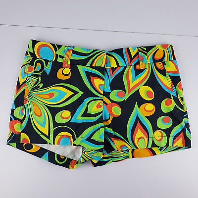 #ad Loudmouth Golf Shorts Women#x27;s Size 6 Multicolor Shagadelic Slash Pockets $34.99