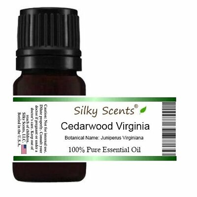 #ad Cedarwood Essential Oil Virginia Juniperus Virginiana Red Cedar 100% Pure $7.60