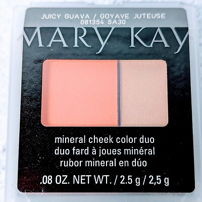 #ad Mary Kay Mineral Cheek Color Duo Ripe Watermelon Juicy Guava Blush Select Shade $15.68