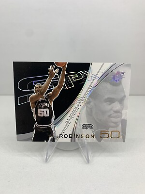 #ad 2002 Upper Deck SPX Basketball David Robinson San Antonio Spurs #75 $1.99