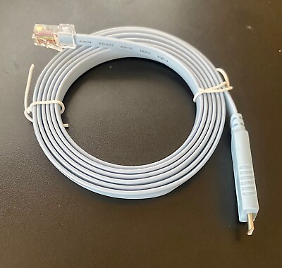 #ad FTDI Chip USB Type C to RJ45 Console Cable Cisco Router CAB CONSOLE USB C $10.00